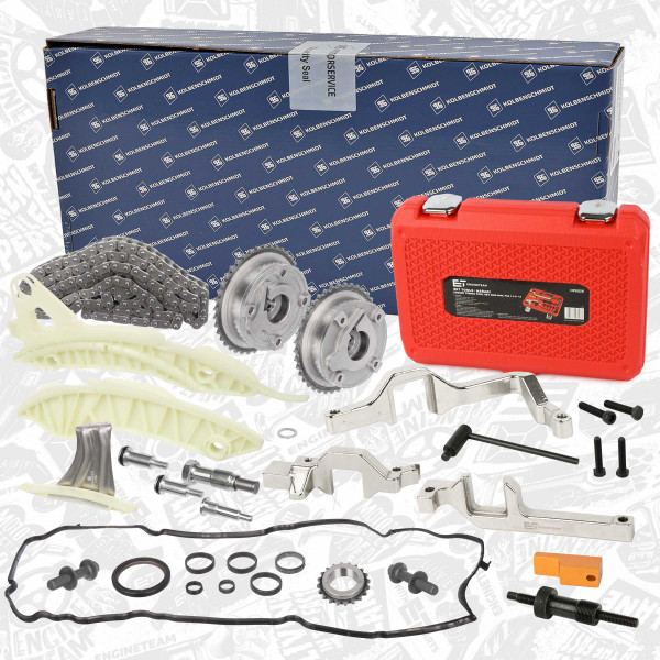 RS0133VR1, Registerkjedesett, Sada rozvodů 1,6i/vč.VVT (2x), mon.nář., ET ENGINETEAM, Citroen Peugeot Mini C4 C3 DS3 C4 Grand Picasso Mini Clubman Mini Kabriolet 508 207 308 408 5FS (EP6C) N12 B14 A 1,4/1,6 Vti 2010+, 11317534771, 11127567877, 11117568264, 11367536085, 11367545862, 11217588996, 11317534768, 11317577631, 11367536087, 11317631972, 11317533879, 11317607551, 11317550461, 11318618318, 11317577301, 7567877, 7631972, 7534768, 8618318, 7577631, 7577301, 7533879, 7568264, 7588996, 7536085, 7545862, 7607551, 7550461, 7536087, 7534771