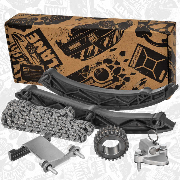 RS0136, Registerkjedesett, Sada rozvodů 1,0 B 10 XFL, ET ENGINETEAM, Opel Adam Astra Insignia Corsa 1,0 B 10 XFL 2014+, 12660118, 12636523, 638217, 12636525, 12636522, 636497, 12636526, 636501, 636502, 12664050, 12636530, 12666025, 614221, 614234, 12636527, 636503, 11588713