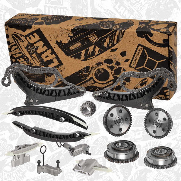 RS0141VR1, Registerkjedesett, Sada rozvodů N63 /vč.VVT, ET ENGINETEAM, BMW 5 (F10) 550 i 5 (G30, F90) M 550 i xDrive 6 kupé (F13) M6 6 Gran Coupe (F06) M6 Competition X5 (F15, F85) M X6 (G06, F96) xDrive M50 i X7 (G07) xDrive M 50 i N63 B44 A 2013+, 11417572531, 11317557741, 11317574397, 11317565242, 11317557225, 11317571541, 11317567500, 11317567503, 11367598001, 11367567497, 7567497, 7598001, 11367598002, 11367567498, 7598002, 7567498