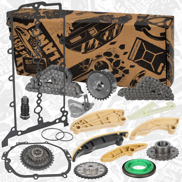 RS0145VR1, Registerkjedesett, Sada rozvodů 2,0 SD4/D 204DTD/vč.VVT, ET ENGINETEAM, Land Rover Jaguar Defender Discovery Range Rover Evoque Range Rover Sport 2,0 SD4/D 204DTD 2015+, AJ813317, G4D36M288BB, JDE40737, LR073745, JDE40593, LR073764, JDE40592, LR084288, JDE39113, LR132675, JDE39110, LR132676, JDE36923, LR139320, JDE36868