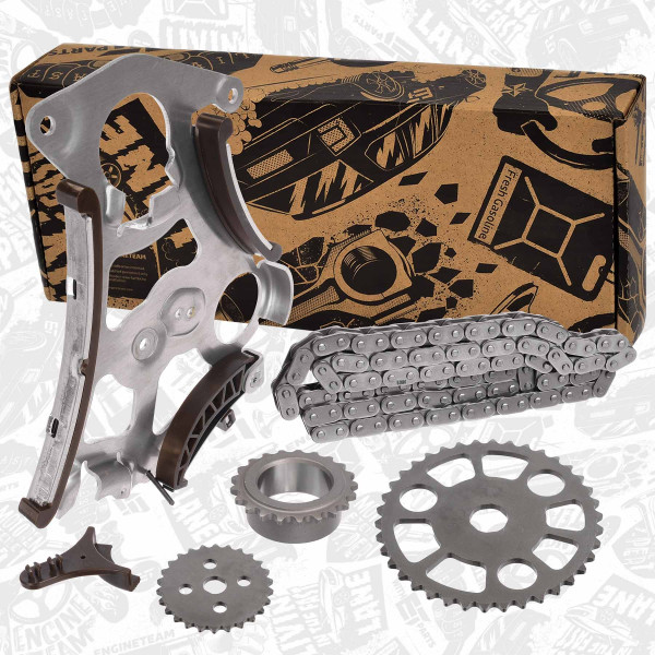Kjedesett, oljepumpemotor - RS0153 ET ENGINETEAM - 11317523884, 11317523892, 11417516128