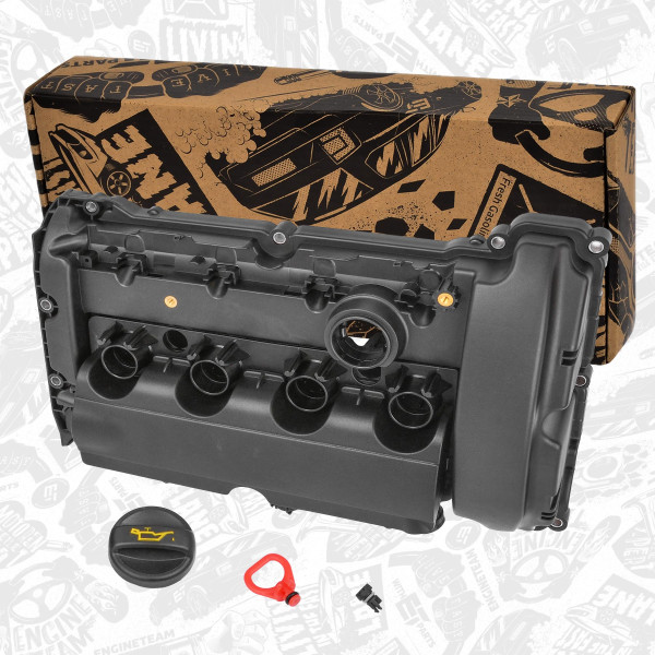 RV0003, Ventildeksel, Kryt hlavy válce N14 B16 A, ET ENGINETEAM, Mini Cooper S John Cooper Works N14 B16 A N14 B16 C 2006+, 11127646555, 11127572854, 11127561714, 11127534714, 11127585907