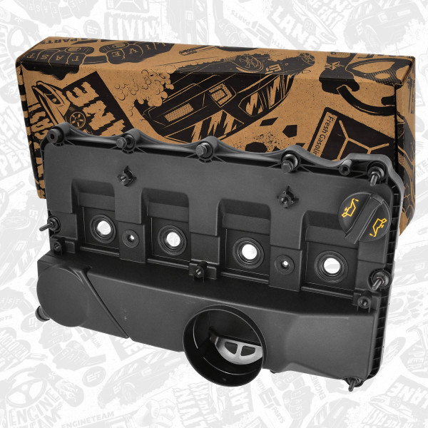 RV0006, Ventildeksel, Kryt hlavy válce 2,2 HDi, ET ENGINETEAM, Citroen Fiat Peugeot Jumper Ducato Boxer 4HV (P22DTE) 2,2 HDi 2006+, 9659489880, 0248P9, 1526690, 6C1Q6K271BH, 0248.P9, 271220