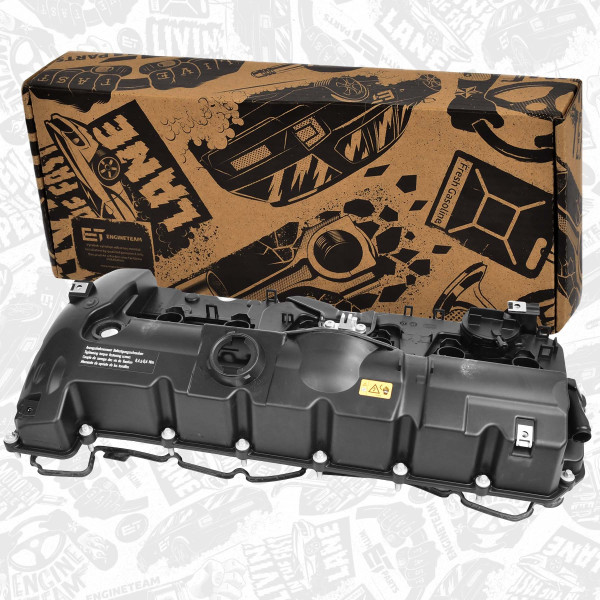 RV0009, Ventildeksel, Kryt hlavy válce N52, ET ENGINETEAM, BMW 1 3 5 X3 X5 Z4 N51 B30 A N52 B30 B 2004+, 7552281, 11127552281, 477.270