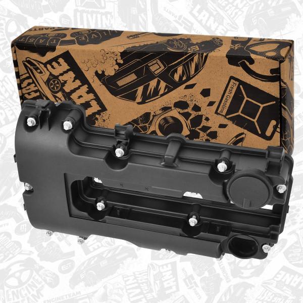 RV0011, Ventildeksel, Kryt hlavy válce 1,4, ET ENGINETEAM, Opel Chevrolet Adam Astra Corsa Insignia Meriva Mokka Aveo Cruze Orlando A 12 XEL B 14 XFL 1,4 2010+, 25198877, 607145, 55561426, 607697, 025198874, 06 07 145, 06 07 697, 25198874, 25 198 498, 55573746, 25 198 874, 25 198 877, 25198498, 55 561 426, 55 573 746, 6 07 145, 6 07 697