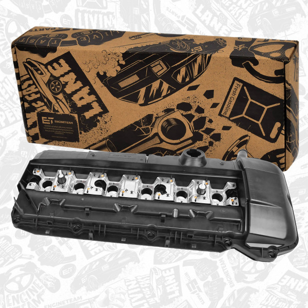 RV0012, Ventildeksel, Kryt hlavy válce 2,0 i, ET ENGINETEAM, BMW 3 5 7 Z3 M52/M54 2,0 i 2000+ , 11121432929, 11121432928, 1432929, 1432928