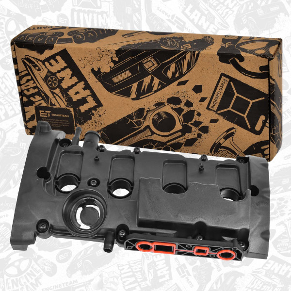 RV0017, Ventildeksel, Kryt hlavy válce 2,0 TFSI, ET ENGINETEAM, Audi A4 A6 Exeo BGB BWE 2,0 TFSI 2004+, 06D103469H, 06D103469J, 06D103469L, 06D103469M, 06D103469N