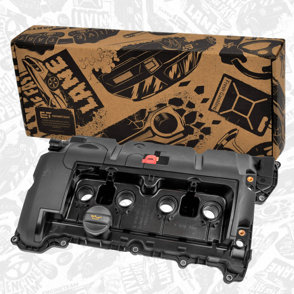 RV0020, Ventildeksel, Kryt hlavy válce N12/N16, ET ENGINETEAM, Mini Cooper One Clubman Countryman Cooper ALL4 Paceman Roadster N12 B16 A 2008+, 11127553799, 11127567162, 11127567791, 11127572724, 11127646554