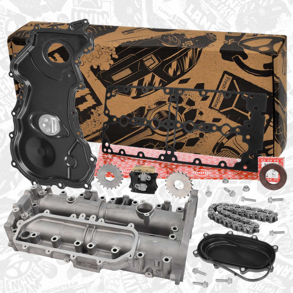 RV0028VR1, Ventildeksel, Kryt hlavy válce 2,3 JTD /těs.,šrouby,sada, ET ENGINETEAM, Diat Iveco Ducato Daily VI 2,3D/JTD F1AE 2002+, 500388861, 504095292, 504167974, 5801835397, 5802363686, 5802363690, 504068388, 504013619, 504016451, 504016456, 16585924, 16585925, 18137624, 17044621, 17044625, 5802953495, 500350049