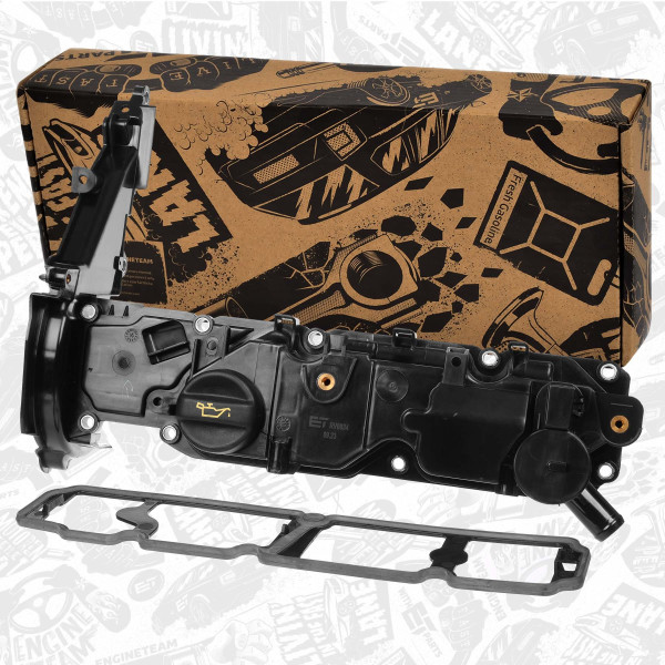RV0034, Ventildeksel, Kryt hlavy válce 1,5 TDCi / 1,6 Hdi/BlueHDi, ET ENGINETEAM, Citroën Peugeot Volvo Opel Vauxhall Ford Opel Fiat Berlingo C3  C3 Picasso C4 DS3 Jumpy Scudo Transit Courier Mondeo Tourneo Connect ASX Grandland Combo Traveller Rifter Partner 308 508 3008 V70 S80 V40 9HD (DV6CTED) 1,5 TDCi / 1,6 Hdi/BlueHDi 2013+, 0248.S0, 1685815, 31330192, 9688939180, 0249.G2, 1704086, 31330335, 1704086S1