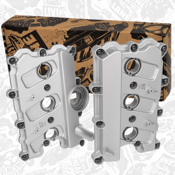 RV0055, Ventildeksel, Kryt hlavy válce 3,0 TFSI /left,right, ET ENGINETEAM, Audi A4 A5 A4 Avant A5 Sportback A6 Allroad A6 Avant A7 Sportback A=8 Q7 3,0 TFSI CGWA 2010+, 06E103471S, 06E103472Q