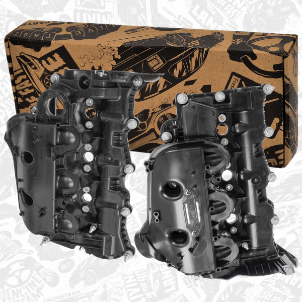 RV0072, Ventildeksel, Kryt hlavy válce 306DT(TDV6) sada, ET ENGINETEAM, Land Rover Citroen Peugeot Jaguar Discovery Range Rover IV Range Rover Sport C5 C6 407 Coupe F-Pace XF XJ 3.0D 2012+, 0248.S1, 0248.S2, LR013085, 248.S1, 248.S2, LR019611, LR019606, LR029146, LR057380, LR029145, LR057379, LR074623, LR073585, LR097157, LR097158, LR105957, LR116732, LR105956, LR166213, LR166340, LR179201, LR179200