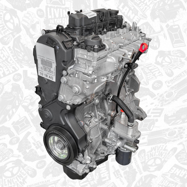 SB0020, Komplett motor, Motor 2.2 HDI / longblock, ET ENGINETEAM, Citroen Peugeot Jumper Boxer 4HB (DW12RUD) 2,2 HDI 2006+, 1636259380, 1636260080, 1675873680, 1675873780
