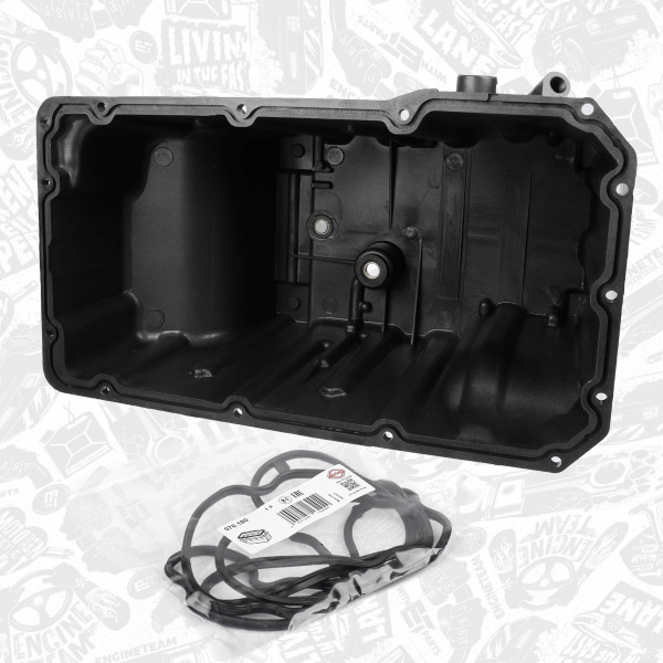 SU0004VR1, Bunnpanne, Vana olejová OM 541/PVC/spodní připojení, ET ENGINETEAM, Mercedes-Benz Actros OM 521/541/941 1996+, 5410101213, 5410100713, 5410140722, A5410140722