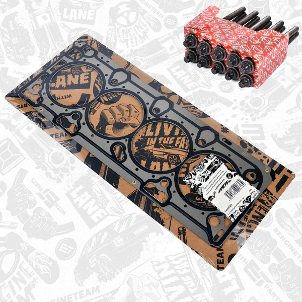 TH0021BT, Tetning, topplokk, Těsnění hl.válců 1,6i/šrouby, ET ENGINETEAM, Opel Fiat Alfa Romeo Zafira Vectra Croma 159 A 16 XEL 2010+ , 55355578, 71744395, 5607895, 71739839, 93186222, 607960, 90412701, 076.891, 61-37240-00, 076.892