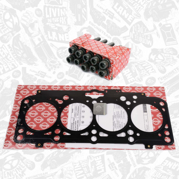 TH0023BTVR1, Tetning, topplokk, Těsnění hl.válců 1,9TDI/Oct/síla 1,63mm/šrouby, ET ENGINETEAM, Audi Seat Skoda VW A3 Cordoba Ibiza Leon Fabia Octavia Bora Caddy 1,9 TDI AGP ASV 2000+, 038103383AM, 068103384A, 124.001, 61-31980-10, 124.002