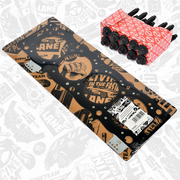 TH0025BT, Tetning, topplokk, Těsnění hl.válců 2,0HDi/síla 1,40mm/4z./šrouby, ET ENGINETEAM, Citroen FIat Ford Peugeot C4 Scudo Kuga Expert 4HW 2,0 2002+ , 0209.AY, 11141-67J01-004, 1313816, 8653717, 0209AY, 1114167J01004, 135.070, 61-34370-30, 135.071, 135.072