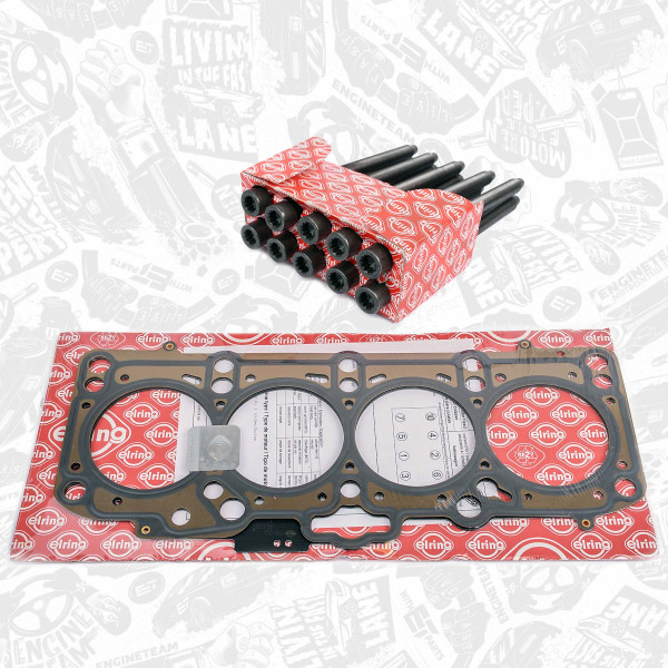 TH0027BTVR1, Tetning, topplokk, Těsnění hl.válců 1,9TDI/Oct/síla 1,57mm/šrouby, ET ENGINETEAM, Audi Seat Skoda VW A4 Alhambra Octavia II Passat 1,9 TDI ATD BXE 2000+, 038103383DF, 038103384, 1100655, 150.161, 61-34250-10, 150.162, 235.011