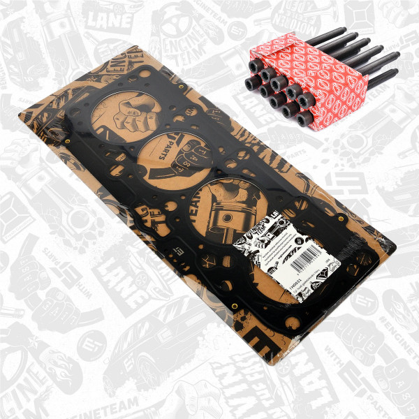 TH0031BT, Tetning, topplokk, Těsnění hl.válců 2,0TDI/síla 1,65mm/šrouby, ET ENGINETEAM, Audi Seat Skoda VW A4 Toledo Octavia II Passat 2,0 TDI BMM 2004+, 03G103383L, 150.800, 61-34810-20, 150.801