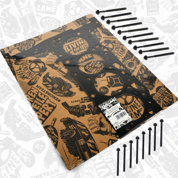 TH0036BT, Tetning, topplokk, Těsnění hl.válců 2,2TDCi/síla 1,10mm/šrouby, ET ENGINETEAM, Ford Transit Land Rover Defender 2,4 D4FA 2006+ , 1349874, LR004418, 5C1Q6051AA, 122.182, 61-35420-00, 265.420, 265.421