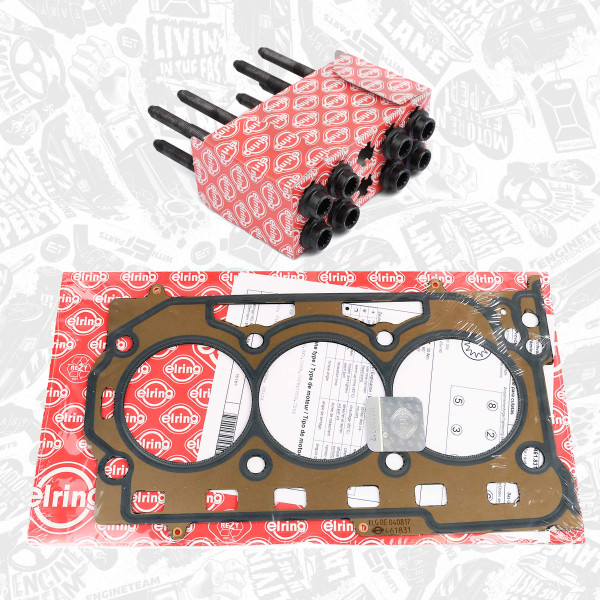 TH0044BTVR1, Tetning, topplokk, Těsnění hl.válců 1,2/47kW Fab./šrouby, ET ENGINETEAM, Seat Skoda VW Ibiza Rapid Polo BZG CGPA 1,2 2003+, 03E103383H, 036103384B, 461.831, 61-36045-00, 877.223, 061.330