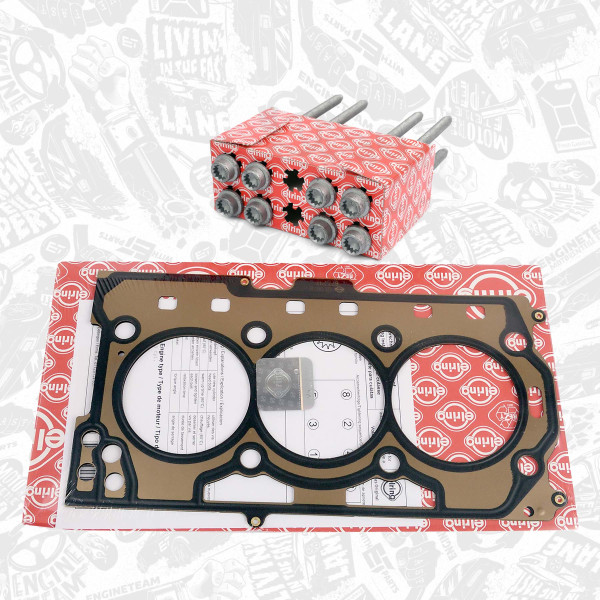 TH0054BTVR1, Tetning, topplokk, Těsnění hl.válců 1,2/40kW Fab./šrouby, ET ENGINETEAM, Seat Skoda VW Fabia Ibiza Fox Polo 1,2 CEEA BMD 2002+, 03D103383G, WHT001808, 61-36050-00, 877.231, 877.232, 725.320