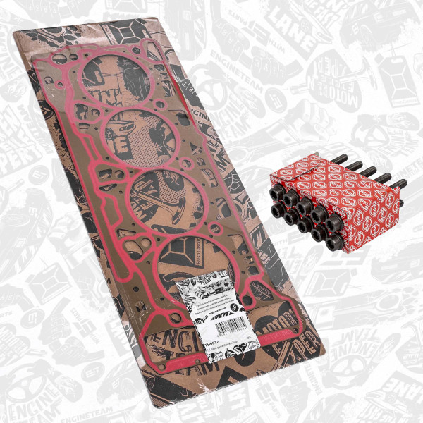 TH0072BT, Tetning, topplokk, Těsnění hl.válců/Cyl.4 /se šrouby, ET ENGINETEAM, Audi Seat Škoda VW A1 A3 A5 Leon Ibiza Ateca Octavia Kodiaq Superb Touran Tiguan Golf Passat 2,0 TSI CXDA CYRC 2015+, 06L103383B, WHT005305B, 06K103383K, 008.040, 323.300, 691.810