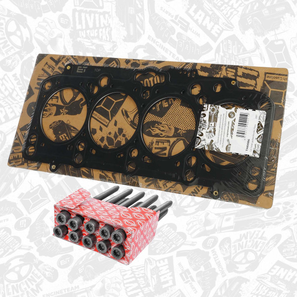 TH0086BT, Tetning, topplokk, Těsnění hl.válců 2,0TDI/síla 1,57mm/ se šrouby, ET ENGINETEAM, Audi Seat Skoda VW A4 Toledo Octavia II Passat 2,0 TDI BMM 2004+, 038103383CQ, 03G103383K, 038103384