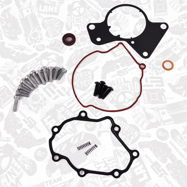 TM0024, Reparatorsett, undertrykkspumpe (bremsesystem), Opravná Sada, Podtlaková Pumpa 2,5 TDI, ET ENGINETEAM, VW TOUAREG TRANSPORTER MULTIVAN AXD BLK 2,5 TDI 2003+, 070145209F, 070145209H, 070145209J, 07Z145209B, 7.02551.23.0, 7.24807.18.0