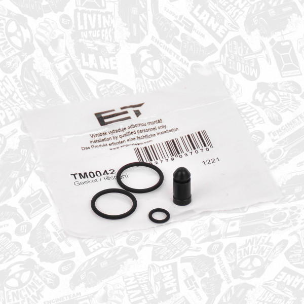 TM0042, Tetningssett, innsprøyt.dyse, Těsnění vstřikovače sada/1vál., ET ENGINETEAM, Audi Seat Škoda VW A3 A4 Toledo Leon Altea Octavia Touran Passat Golf 2,0 TDI BMN 2005+, 03G198051D