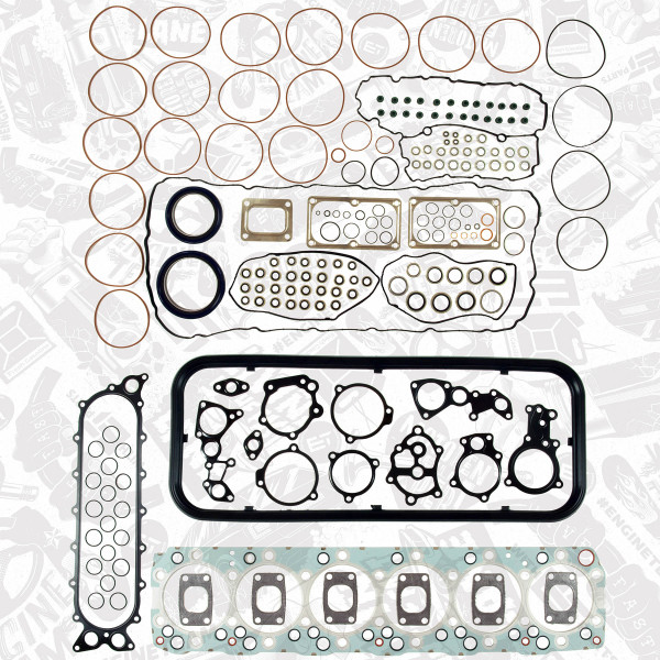 TS0012, Pakningsett komplett, motor, Těsnění-full set/F2BE 3681/E4/E5, ET ENGINETEAM, Astra HD8 Irisbus Arway Citelis CityClass Crossway Eurorider Evadys Iveco Cursor8 Stralis Trakker F2BE3681* F2BE3682* F2BEE681* F2BEE682* Euro4/5 2005+, 2996135, 01-34065-02, 200290, 649.710, T890460