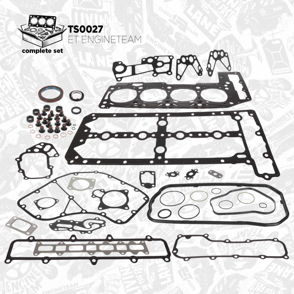 Pakningsett komplett, motor - TS0027 ET ENGINETEAM - 2996891, 8099718, 01-36885-03