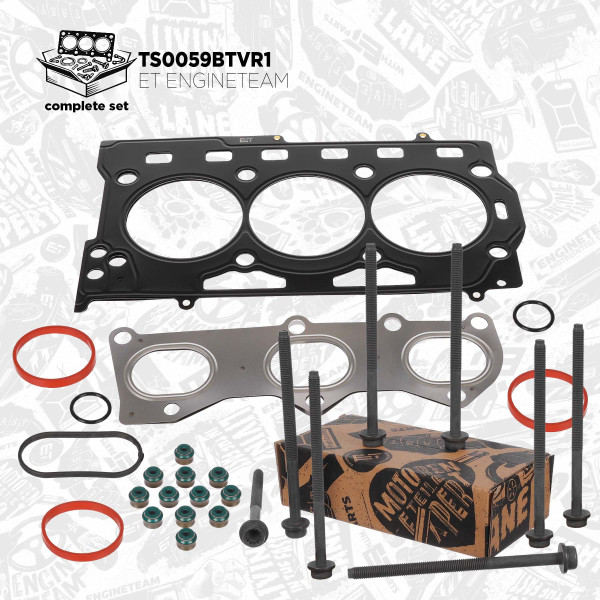 Tetningssett, topplokk - TS0059BTVR1 ET ENGINETEAM - 036103384B, 03E103383H, 036109675A