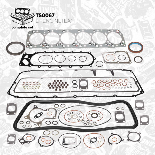 TS0067, Tetningssett, topplokk, Těsnění-full set/CNG, ET ENGINETEAM, Iveco Cursor9 Crossway Urbanway S-Way Stralis Trakker F2CFE611* F2CFE612* CNG Euro6 2017+, 12029819B, 40102680, 500086171, 504078251, 5801520477, 5801625924, 504142000, 500086172, 40102683, 12036733B, 38600.13, 49360813, 504050244, 5801366964