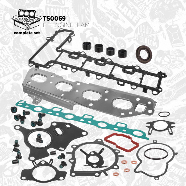 Pakningsett komplett, motor - TS0069 ET ENGINETEAM - 02-12453-01, 53063500, 884.220
