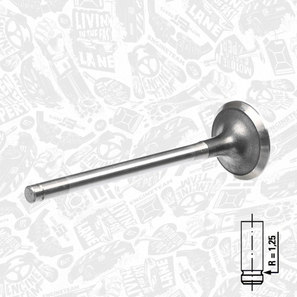 VE0014, Utløpsventil, Ventil výfuk.EX (1) 1,8i 16V, ET ENGINETEAM, 928M6505D2A, 6911483, 948M6505B2A, 18391, R4634/BMCR