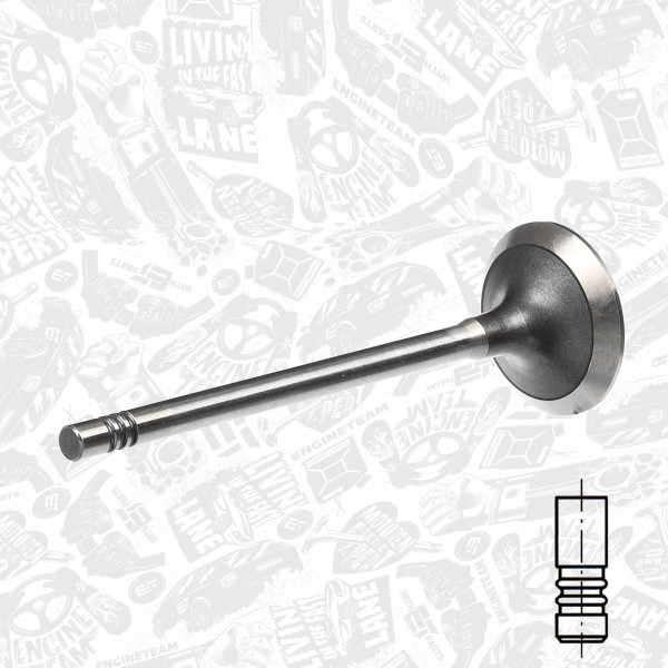 VE0051, Utløpsventil, Ventil výfuk.EX (1) 1,4HDi, ET ENGINETEAM, 0949.B1, Y4011-2121, 181103, R6150/BMCR, V94602