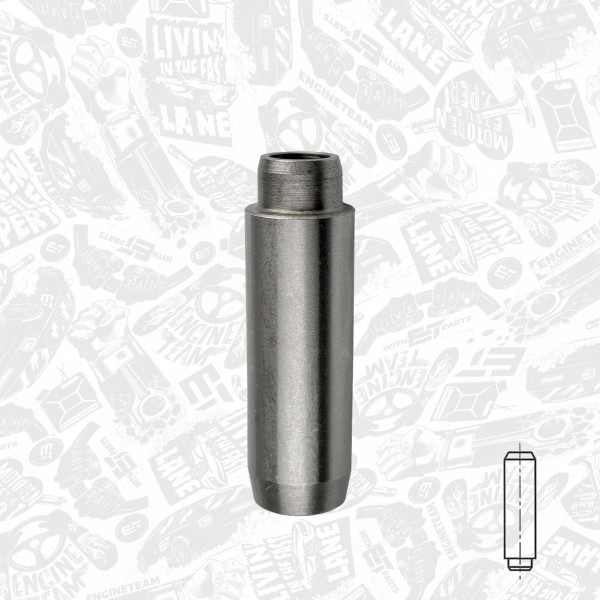 VG0007, Ventilføring, Vodítko vent.IN (1), ET ENGINETEAM, Alfa Romeo Fiat Lancia 1,6/1,8/2,0i 1994-2010, 6081186, 50009351, 81-17122, G3531, VAG96123