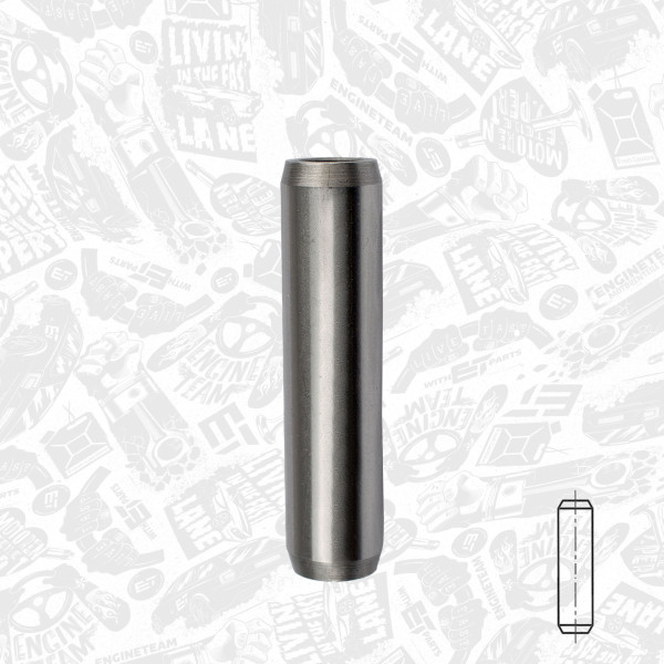 VG0024, Ventilføring, Vodítko vent.IN/EX (1), ET ENGINETEAM, Citroen Fiat Ford Peugeot Volvo 2,0/2,2HDi/JTD/TDCi/D 1998+, 0220.A2, 81-5330, G11319, VAG96119