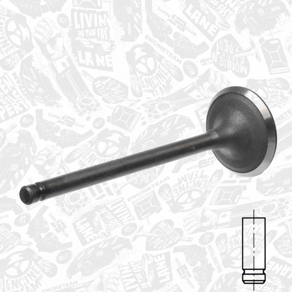 VI0022, Innløpsventil, Ventil sací IN (1) 1,6i, ET ENGINETEAM, 2221133000, MD127840, R4921/SNT, V3439, V94451