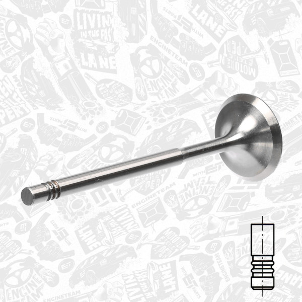 VI0030, Innløpsventil, Ventil sací IN (1) 1,4i 16V , ET ENGINETEAM, Skoda Roomster Octavia, VW Touran Tiguan 1,4TSI CAXA CGGB 2005+, 036109601S, 036109601AD, 036109601AK, 036109601AL, 03C109601J, 029VE30528000, 39522, R6013/S, V94116, R6205/S, V94647