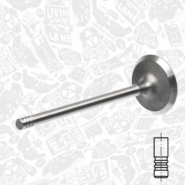 VI0047, Innløpsventil, Ventil sací IN (1) 1,5dCi, ET ENGINETEAM, Renault/Nissan/Dacia 1,5dCi 2001+, 13201-BN700, 7701473184, 539018, R6185/S, V94608