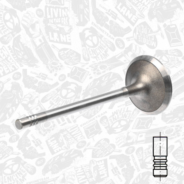 VI0065, Innløpsventil, Ventil sací IN (1) 1.4HDi, ET ENGINETEAM, 0948.C2, Y4011-2111, 181102, R6149/SCR, V94601