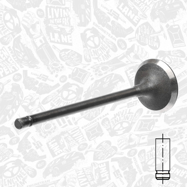 VI0131, Innløpsventil, Ventil sací IN (1), ET ENGINETEAM, Hyundai i30/Elantra, Kia Ceed 2,0i G4GC 2000+, 22211-23600, R6585/SNT