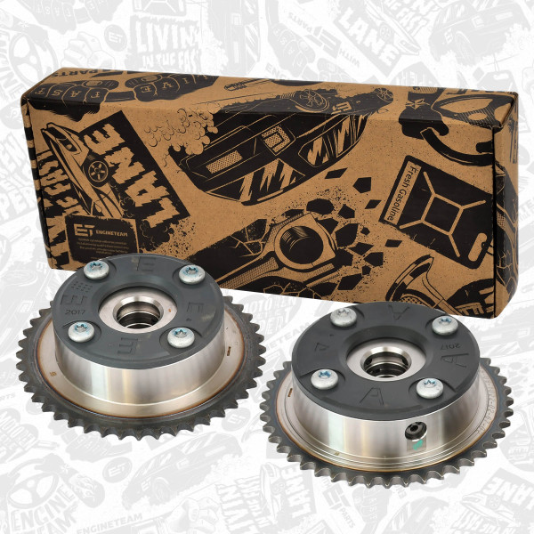 VT0028, Kamakselregulering, Vačka - nastavovače VVT EX/IN, ET ENGINETEAM, Mercedes-Benz C-Class E-Class Sprinter CLK CLC M 271.910 M 271.942 2005+, 2710500900, 2710501247, A2710500900, A2710501247, 2710500800, 2710500647, 2710500947, 2710501447, A2710500800, A2710500647, A2710500947, A2710501447
