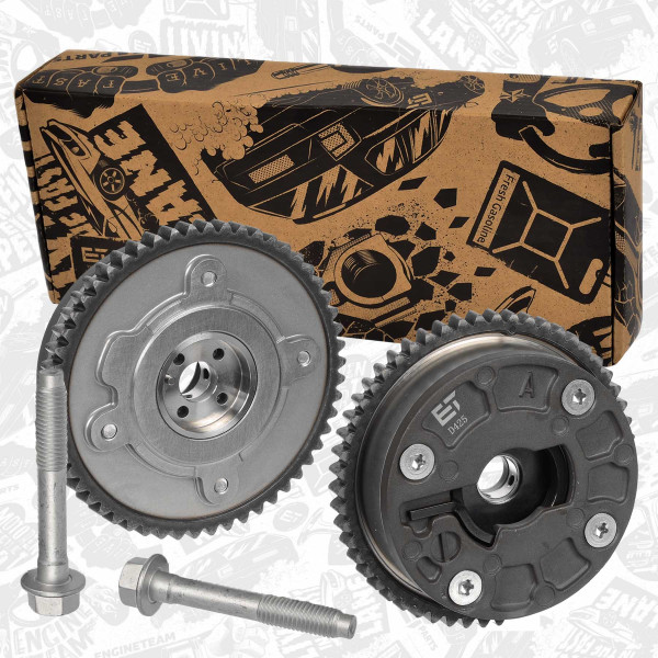VT0047VR1, Kamakselregulering, Vačka - nastavovače VVT 1,0/1,4 /sada 2x, ET ENGINETEAM, Opel MG ZS SUV Mokka Karl Insignia Corsa Astra Adam 1,0/1,4 B 10 XE 2014+, 12643698, 12655753