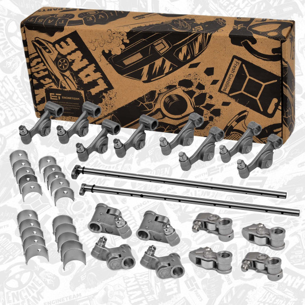 VV0097ETVR1, Vippearmaksel, motorstyring, Vahadlo ventilu+2x tyč vahadla IN/EX /ložisko, ET ENGINETEAM, Audi Seat Skoda VW A3 Altea Toledo Octavia II Golf Passat 2,0 Tdi BKD 2004+, 03G 109 366A, 03G109366A, 03G 109 365, 03G109365, MN980076, 03G109412B, 03G109412, MN980072, 03G109411B, 03G109411, MN980073, 03G109411C, 03G109411A, MN980077, 03G109412C, 03G109412A, 03G103651, 03G103652A, 03G103652