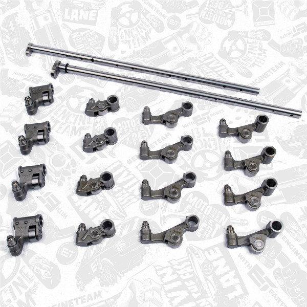 VV0097KS, Vippearmaksel, motorstyring, Vahadlo ventilu+2x tyč vahadla IN/EX, ET ENGINETEAM, Audi Seat Skoda VW A3 Altea Toledo Octavia II Golf Passat 2,0 Tdi BKD 2004+, 03G 109 366A, 03G109366A, 03G 109 365, 03G109365, ER8014, PI060043, PI06-0043, 03G109412B, 245410, 28653, 423003310, 85016200, MN980072, 03G109411, 03G109411B, MN980073, 03G109411A, 03G109411C, MN980077, 03G109412A, 03G109412C, 03G103651, 03G103652A, 03G103652