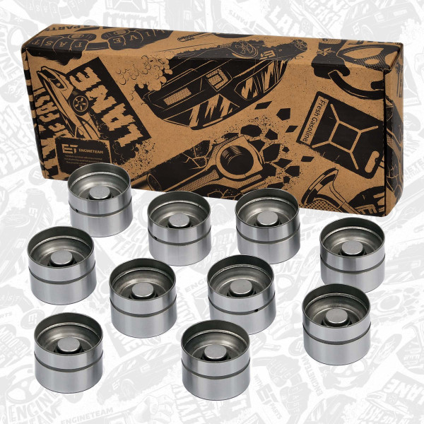 ZH0042VR2, Ventilløftersett, Zdvihátko vent.1,9D/TD/TDi /10x, ET ENGINETEAM, Skoda VW Audi Seat Ford 1,4/1,6/2,0i 1,9D 1988+, 00467974030L, 034109309AC, 1649127, 074109309, 1669765, 034109309N, 1639187, 034109309AD, 034109309, 20013419000, 50006460, 653361, 85000500, FOL92