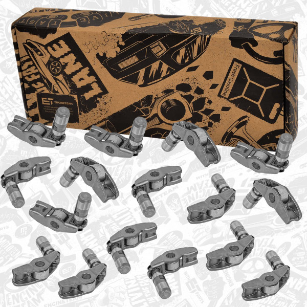 ZH0097VR1, Ventilløftersett, Zdvihátko+vahadlo vent.2,0 EcoBlue /16 kusů, ET ENGINETEAM, Ford Focus Galaxy S-Max Transit Tourneo  YMF6 YNR6 2,0 EcoBlue 2016+, 2018404, 2385774, GK2Q-6G093-AA, GK2Q6G093AA, GK2Q-6G093-AB, GK2Q6G093AB